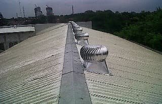 Pemasangan Turboair Turbine Ventilator proyek 44